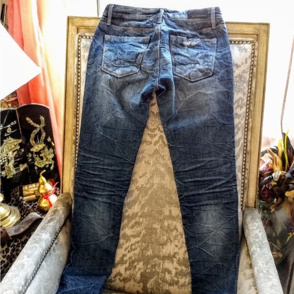 Cult of Individuality Moto Mid Rise Skinny Jeans - Picture 3 of 10